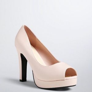 Torrid Platform Peep Toe Pumps